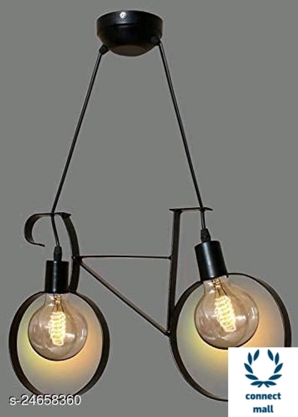 Stylish Lamp - 12cm × 12cm × 14 cm, Blak, Wood, 1