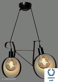 Stylish Lamp - 12cm × 12cm × 14 cm, Blak, Wood, 1