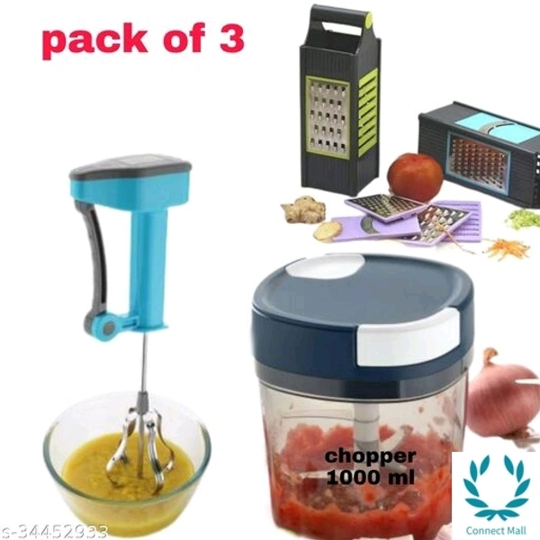 Chooper 100ml + Power Free Blender + 4in 1 Slicer