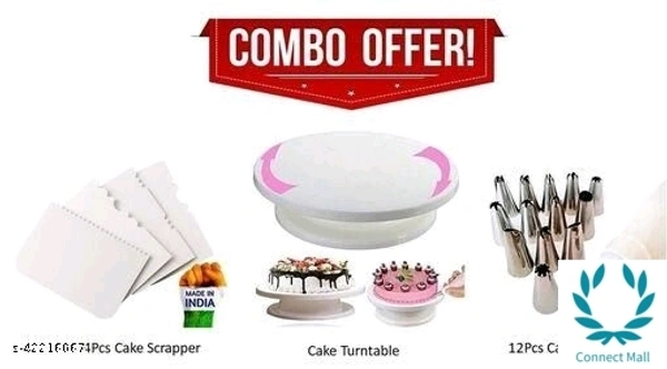 Cake Decorating Combo Set Of 8