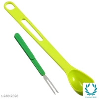 Pick N Scoop Jar Spoon Fork