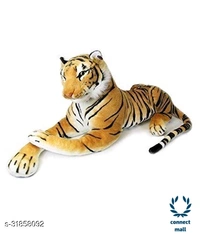 Kids Animal Huggable Soft Toys - (L×B×H)30cm×12cm×30cm, Yellow, Cotton, 1