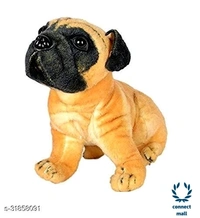 Kids Animal Huggable Soft Toys - (L×B×H)30cm×12cm×30cm, Yellow, Cotton, 1