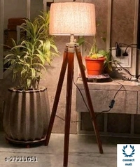 Modern Lamp - (L×W×H)30CM×30CM×30 CM, Grey, Wood, 2