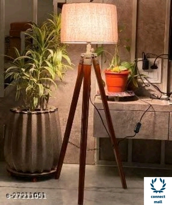 Modern Lamp - (L×W×H)30CM×30CM×30 CM, Grey, Wood, 2