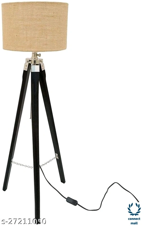 Modern Lamp - 30cm×30cm×100cm, Black, Wood, 2