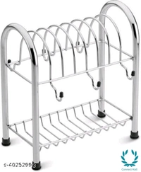 Stainless Steel Cup & Saucer Stand