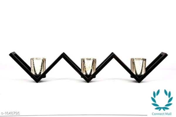 Tealight Holder With Red Glass