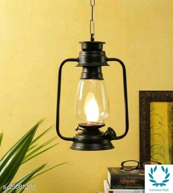 Antique Lalten Ceiling Light Without Bulb - Aluminum, ANTIQUE