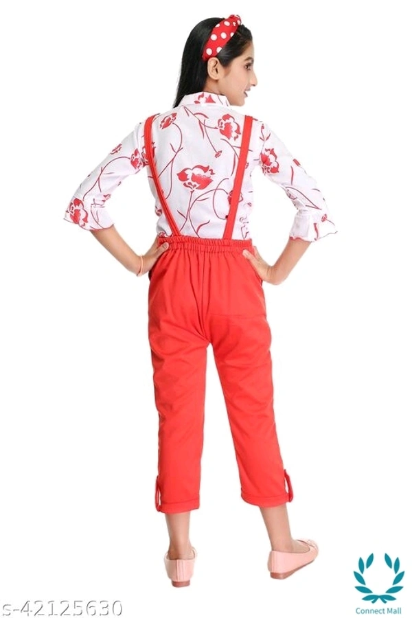 Fancy Top & Bottom Set - 2-3 Years, Red