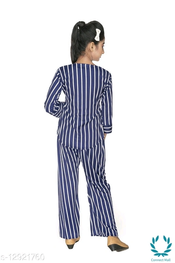 Tinkle Stylus Girls Top Bottom With Jacket Set - 3-4 Years