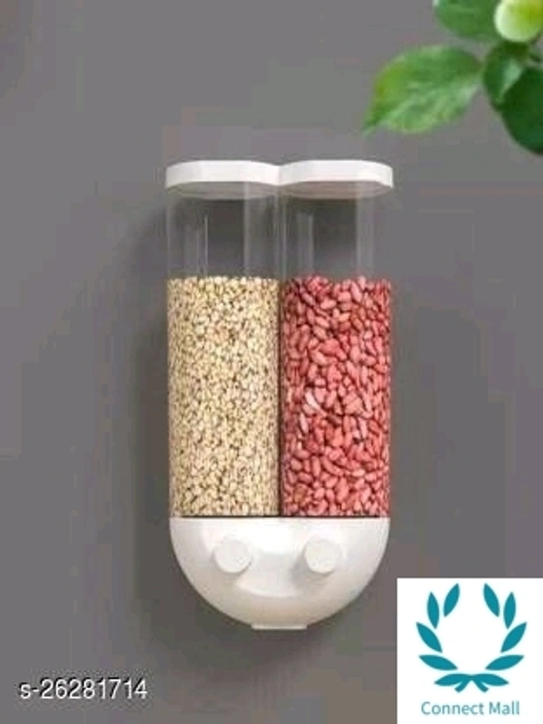 Elite Jar & Container - 1500ml, Plastic, 1 pc, Double Container Shape