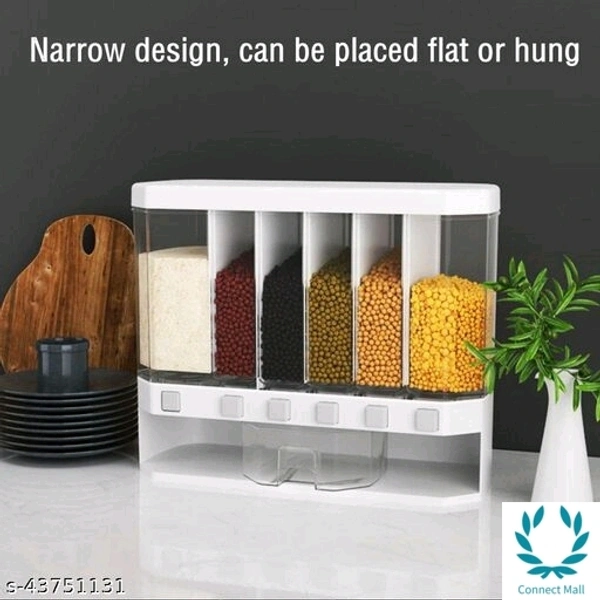 Essential Jar & Containers - Plastic, 1 Pc, 6 Section Container