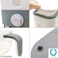 Rice Storage Container 10kg Gray Colour - 10kg, Blue, 1 Pc