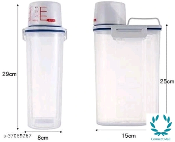 Essential Jar & Containers - 2Kg Capacity - 2Kg, Plastic , 1 Pc