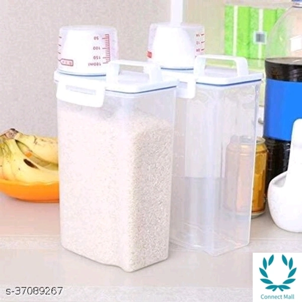 Essential Jar & Containers - 2Kg Capacity - 2Kg, Plastic , 1 Pc