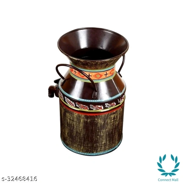 Old World Milk Dispanser Planter For Decor - Metal