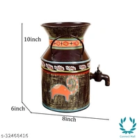 Old World Milk Dispanser Planter For Decor - Metal