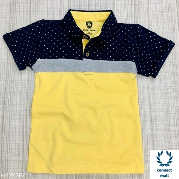 Boys T.Shirt - 2-3 Yrs, Black & Yellow, Cotton