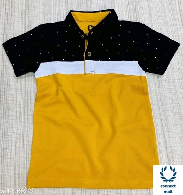 Boys T.Shirt - 2-3 Yrs, Black & Yellow, Cotton