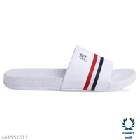 Trendy M'en Flip Flop - IND 9, White, Synthetique