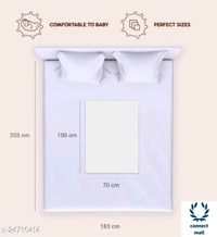 Baby Sleeping Mat Médium size Pack of 2 - Blue & Maroon, Blend, Ledium Size(70cm ×100cm)