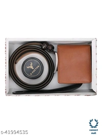 Trendy's Men Belt - Black , Leather, 1