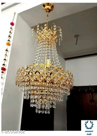 Graceful Chanderi Assemble Decorative light for living & Party Hall