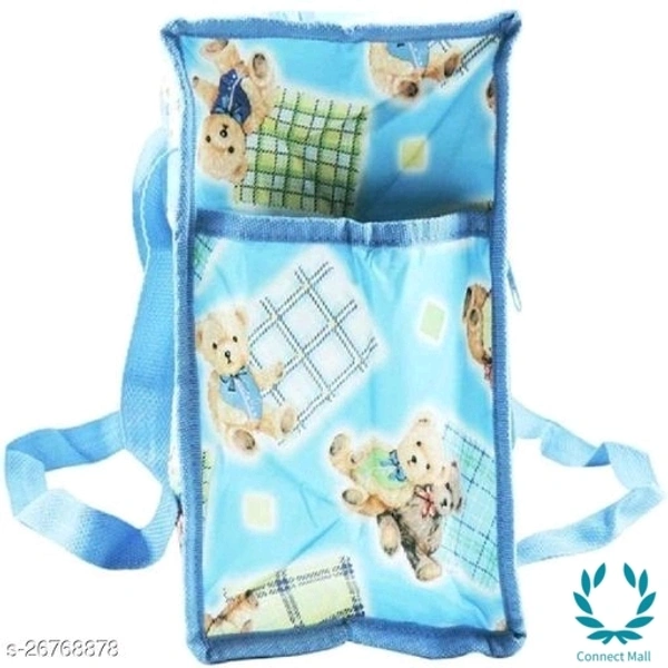 Little Fingers Born Multifunctional new born baby diaper Nappy bag/Diaper Bag/Mother bag with 2 Bottle holders-Very Useful for Mothers Nursery Bag - Sky Blue