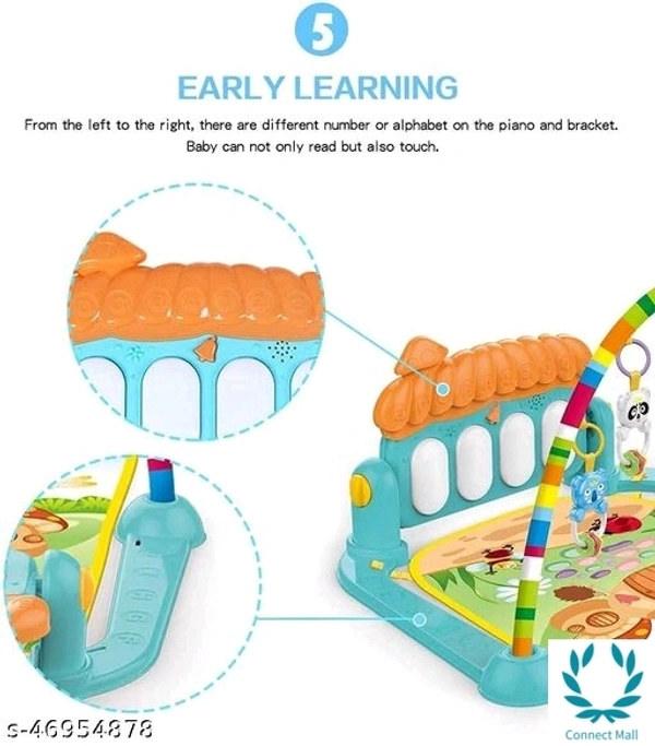 Classic Baby Mat With Attached Piano