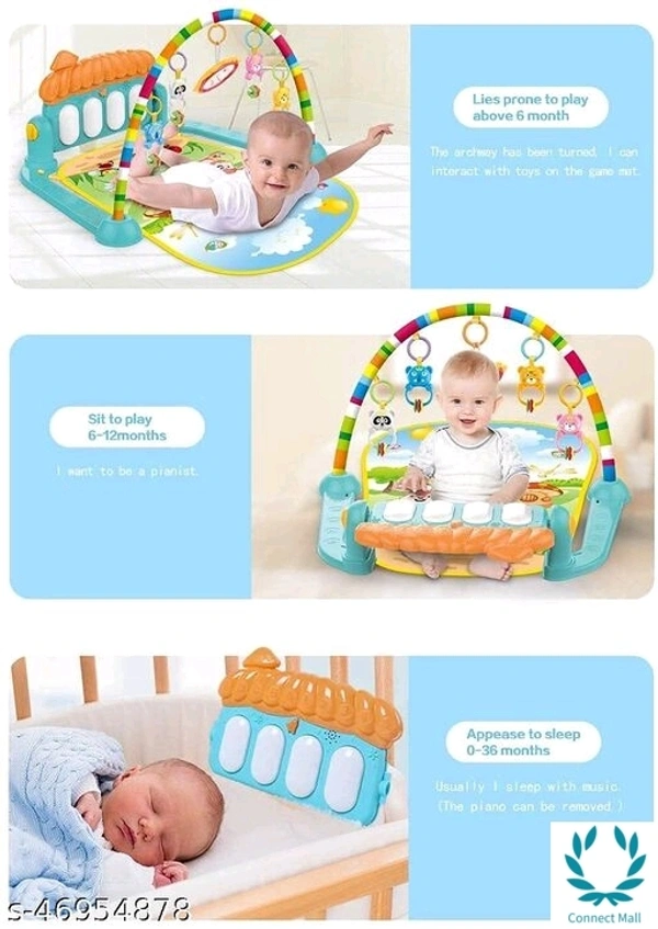 Classic Baby Mat With Attached Piano