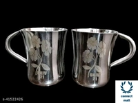 Stainless Steel Coffee/Tea 6 Mug 325 ml - 6 pieces in 1 Pack