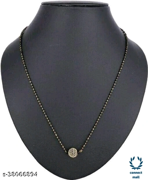 *DIVA GRACEFUL Gold Plated Single Stand Fancy Mangalsutra Combo offer - 4 set