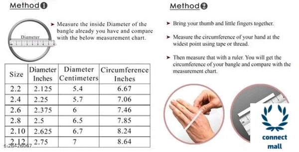 *KAAYA ALLOY GOLD PLATED Artificial Beads Non Adjustable Bangle Style - 2.2