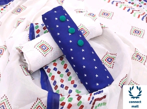 DRISHYA Plain Unstiched Golden Yellow Top with Black Georgette printed Dupatta Dress Material - Yellow, Creepe, 3