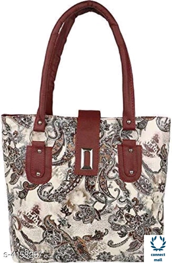 Jsm Fashion Stylish Leather College Girls Black Multi Colour Handbag For Women And Ladies - Black, Leather