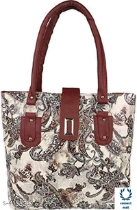 Jsm Fashion Stylish Leather College Girls Black Multi Colour Handbag For Women And Ladies - Black, Leather