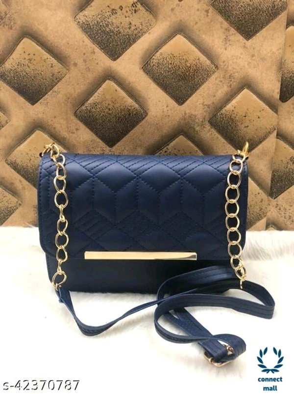 Trendy Fashionable Bottle Green 2 Compartments Ravishing Classy Women Sling Bags - Bottle Green, 1