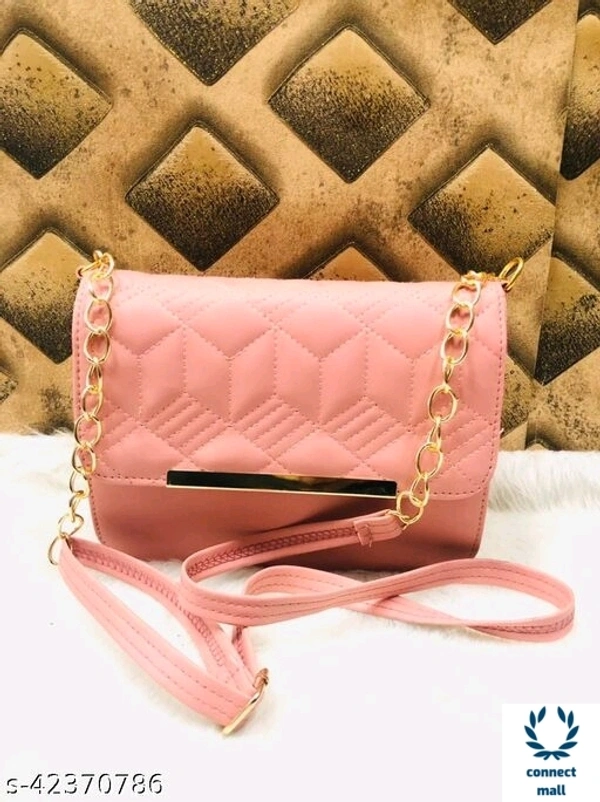 Trendy Fashionable Bottle Green 2 Compartments Ravishing Classy Women Sling Bags - Bottle Green, 1