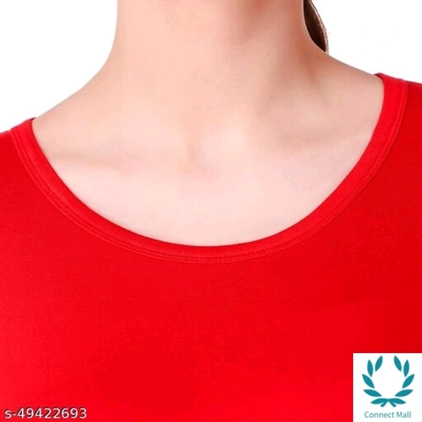 Stylish Navy Plan Straight Kurti For Girls - S, Red, Cotton Blend, Pack of1