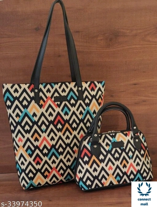 Super Combo Of Fabric Hand Bag Stylish Floral Printed for Women & Girls - Multicolor