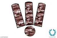 Waterproof & Dustproof Three Blade Fan Cover With 1 Motor Cover - Brown