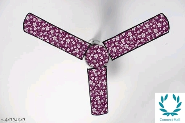 Waterproof & Dustproof Three Blade Fan Cover With 1 Motor Cover