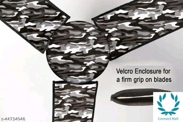 Waterproof & Dustproof Three Blade Fan Cover With 1 Motor Cover