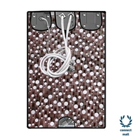 New Fashion Brown Check Printed Washing Machine Cover For IFB(Front Loading) 8.5 kg - Brown, (Length ×Breadth×Height)68cm × 68cm×90 cm