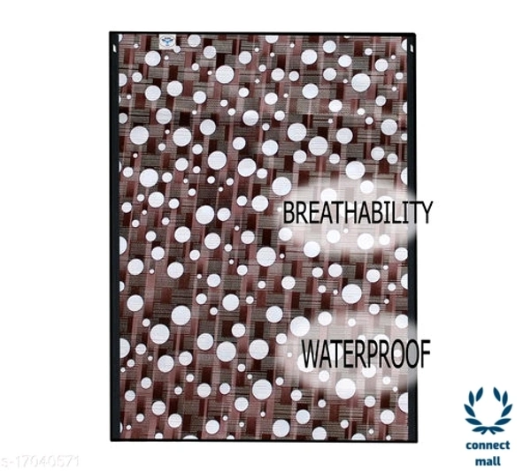 New Fashion Brown Check Printed Washing Machine Cover For IFB(Front Loading) 8.5 kg - Brown, (Length ×Breadth×Height)68cm × 68cm×90 cm