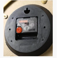 Ginkgo 3D Wall Clock Flat Shape, Wrought Iron, Home Decor, Living Room, Hotel, Crafts