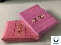 100% Comfy Cotton Bath Towel Combo Set pack of 2 - Pink & Maroon