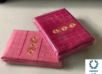 100% Comfy Cotton Bath Towel Combo Set pack of 2 - Pink & Maroon