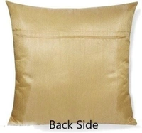 URBAN PLANET Floral Digital Printed Heavy Jute Cushion 3D Printed 16*16 inches Set of 5pieces - Single Flower 3D , White